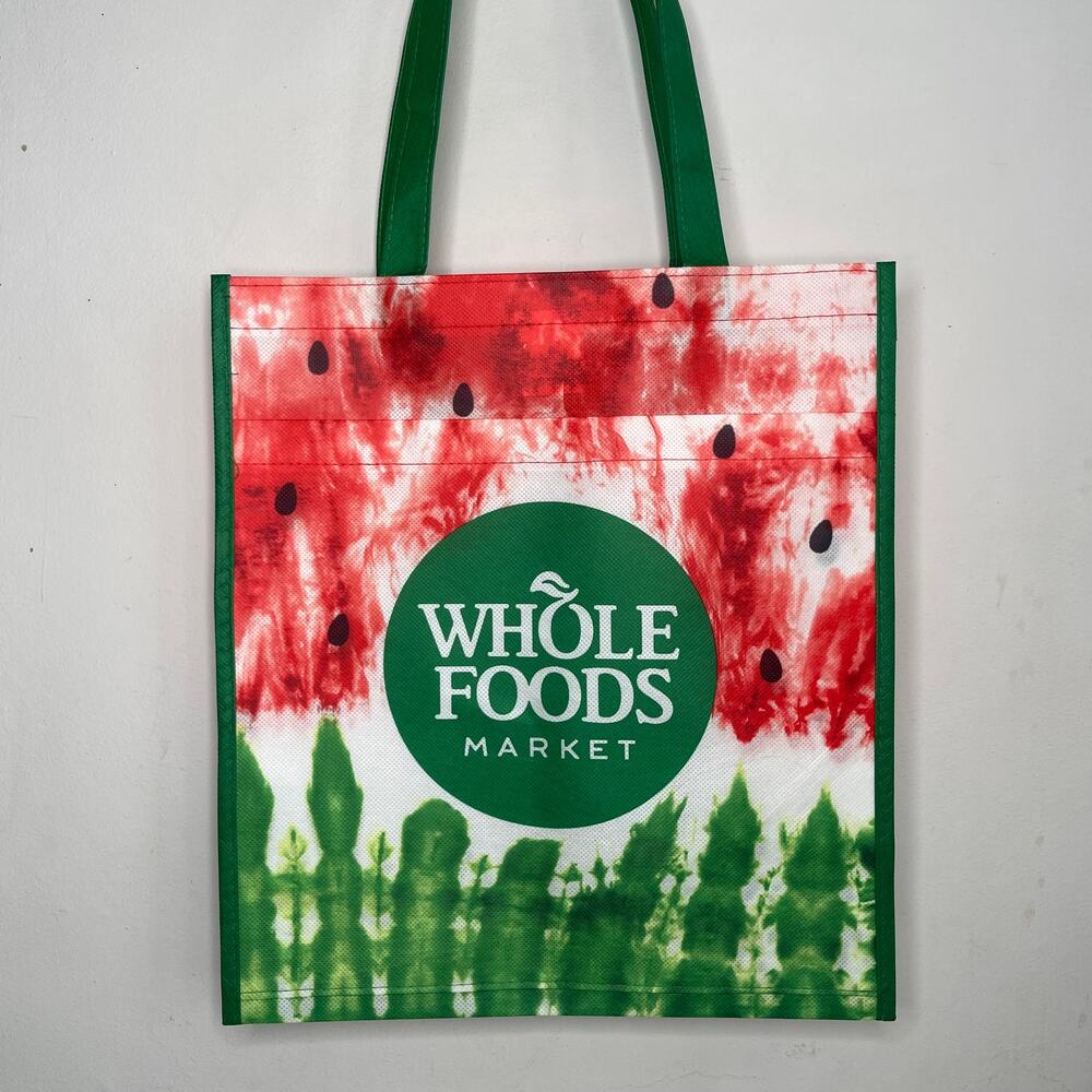 Whole Foods Market — Watermelon Summer Fruit Reusable Grocery Shopping Tote Bag!